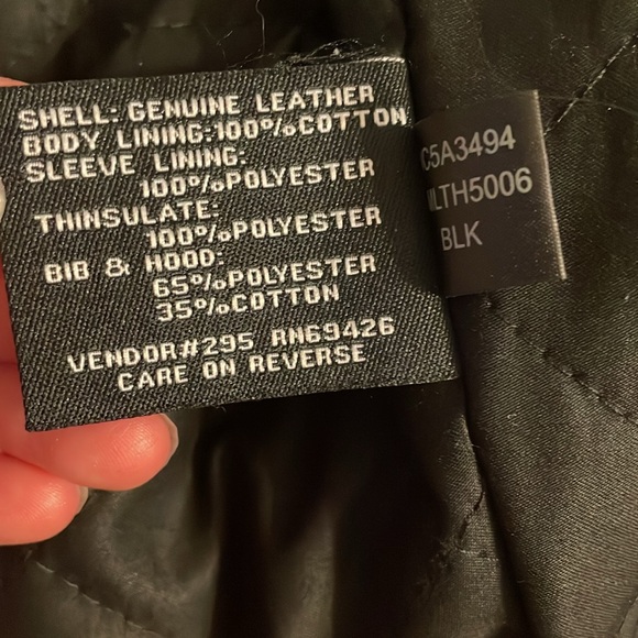 NWOT men’s XXL black Wilson’s Leather jacket  smoke free home‼️ - Picture 9 of 10